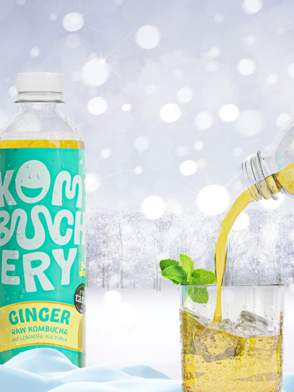 Kombuchery Gesunder Raw Kombucha mit lebenden Kulturen