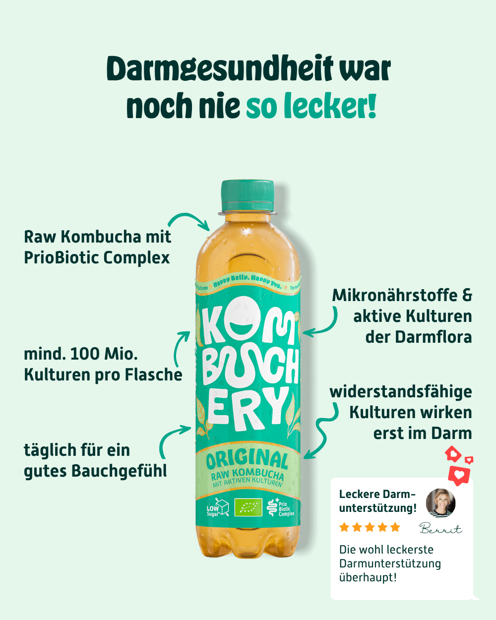 Fresh Mix Raw Kombucha
